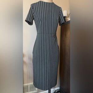 Banana Republic Black and White pencil dress